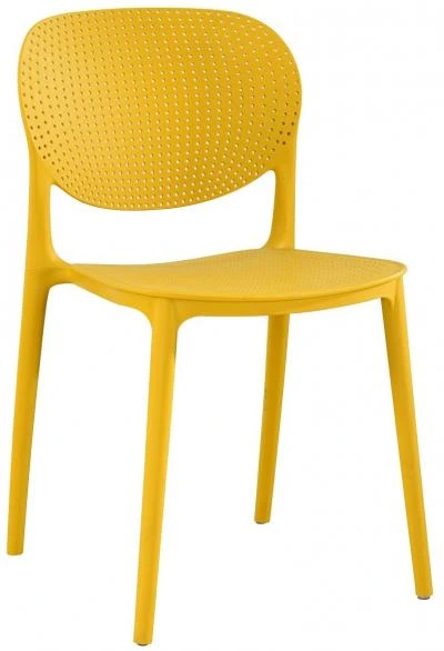 רביעיית כסאות נערמים דגם VANCOUVER צהוב X4