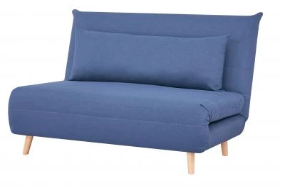 ספה נפתחת למיטה 127 ס"מ דגם Aubrey בד אריג כחול מסדרת Pico (ספת נוער)
