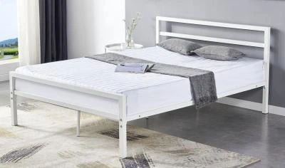 מיטת נוער למזרן 120x190 ממתכת דגם Ralf לבן