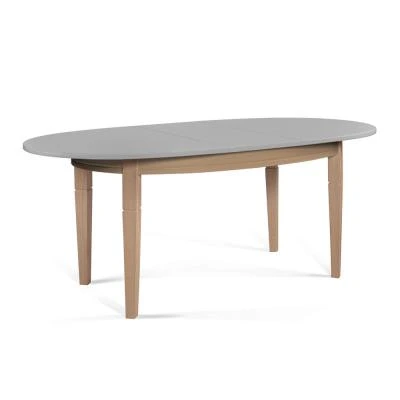 שולחן אוכל נפתח 1.5-1.9 מ' מעץ מלא משולב עם אופציה לתוספת כסאות  דגם גליל