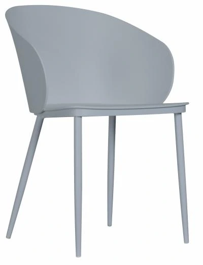 רביעיית כיסאות מדגם Amber אפור X4