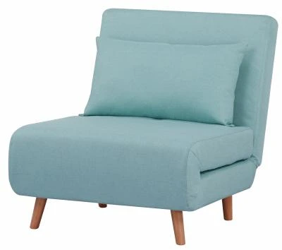 כורסא נפתחת למיטה 77 ס"מ דגם Aubrey בד אריג ירוק בהיר מסדרת Pico