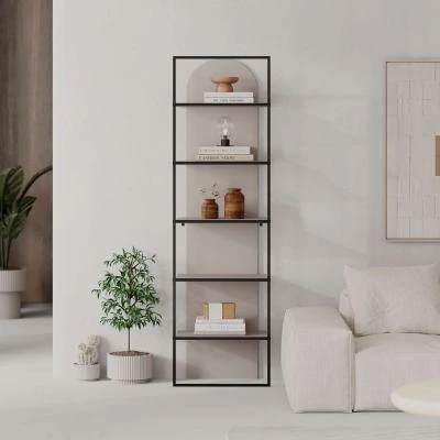 כוננית ARCHY BOOKCASE מוקה מסדרת Decoline