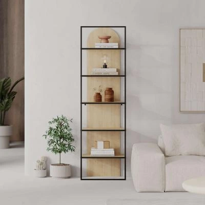 כוננית ARCHY BOOKCASE אלון מסדרת Decoline