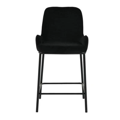 זוג כיסאות בר מעוצבים שחור