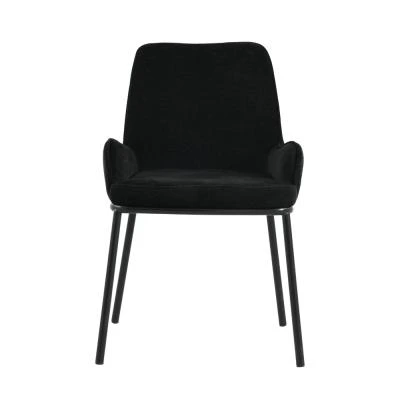 זוג כיסאות מעוצבים שחור